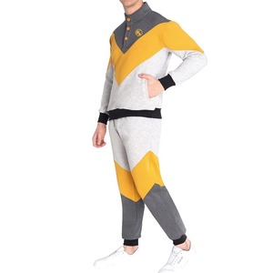 Conjunto Deportivo de Manga Larga para Hombre, 100% Algodón, para Gimnasio y Entrenamiento, Ropa Deportiva de Invierno de Alta Calidad en Tallas Grandes, Precio Bajo, Venta al Por Mayor OEM - Product Image 1