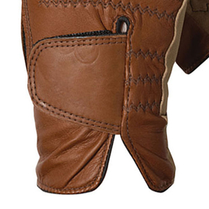Gants d'équitation en cuir de qualité supérieure |   Poignée durable et design rétro |   Vêtements d'équitation en marque privée - Product Image 5