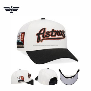 Casquette de baseball personnalisée blanche et rouge, broderie 3D, 6 panneaux, fermeture snapback |   Casquette de sport unisexe réglable |   Premium Respirant - Product Image 6