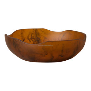 Bols en résine de conception d'ange faits à la main pour salade servant de table de cuisine personnalisable nouveau bol en résine de service de conception pour la maison jardin - Product Image 1