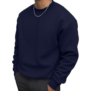 Sweat-shirt pour homme personnalisé, grande taille, nouvelle collection, haute qualité, coupe classique, hiver, 100% coton respirant, avec logo personnalisé - Product Image 1