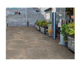 Baldosas de Piedra Natural Sagar Negra con Aspecto de Piedra Natural para Interiores/Exteriores de 600x600 mm para Cocina, Villa, Centro Comercial y Jardín - Product Image 1