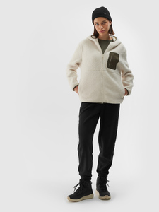 Veste Sherpa personnalisée pour femme, idéale pour l'hiver, en tissu respirant de qualité supérieure, fabrication OEM/ODM, vêtements d'extérieur en polaire sur mesure pour femme. - Product Image 6