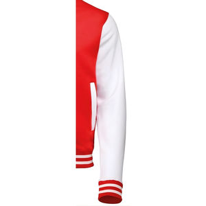 Veste universitaire en laine Melton personnalisée pour homme, avec coque en nylon/coton, coupe-vent, écologique, impression de logo personnalisable - Product Image 4