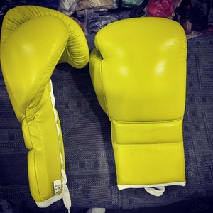 Guantes de Boxeo Profesionales de Alta Calidad con Logotipo Personalizado, de Cuero Genuino, para Entrenamiento, Sparring, MMA, Kickboxing, Deportes de Reacción, Duraderos - Product Image 2