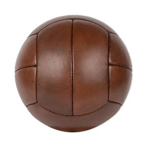 Mega Oferta, Balón de Fútbol de Estilo Vintage de 12 Paneles con Diseño Exclusivo, Material de Cuero Genuino, Balón de Fútbol Antiguo de Alta Calidad - Product Image 1