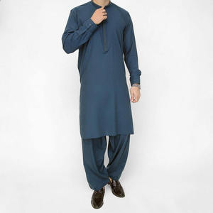 Stylish Cotton <b>Men</b> Salwar Kameez Soft Fabric Long <b>Kurta</b> With Pajama Set For <b>Men</b> Ethnic Wear Collection - Product Image 2