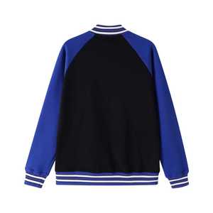 Chaqueta universitaria de lana negra Zeta Phi Beta con bordado de chenilla para mujer, ropa griega, estilo bomber con mangas acanaladas personalizadas de primera calidad - Product Image 2