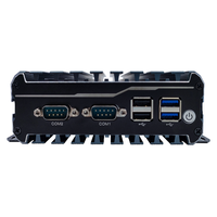 Mini Computadora Industrial Integrada Sin Ventilador, Carcasa de Aluminio, Doble LAN, COM, HDMI, VGA, USB, Amplio Rango de Temperatura 24/7, Larga Duración de la Batería, Montaje Industrial