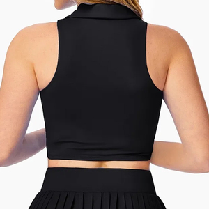 Pickleball Racerback Tank Top & Shorts Sets Women's Quick Dry Breathable Streetwear with Rhinestone Decoration - Product Image 6