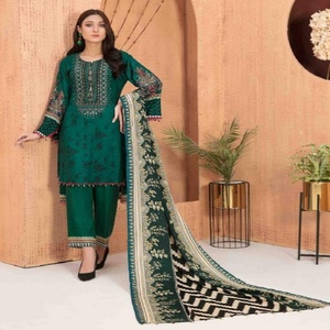 Tawakkal ชุดสูทผู้หญิง3ชิ้น, ชุดคอลเลกชั่นชุดเดรสปักคอลวอลลุ่มคอลลุ่มคอลเลกชันฤดูหนาว - Product Image 3