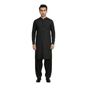 Conception personnalisée pour hommes : Salwar Kameez, vêtements indiens et pakistanais, coton respirant, tenue traditionnelle pour adultes - Product Image 1