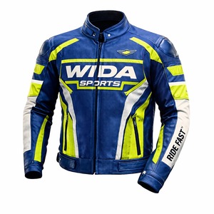 Chaqueta de Cuero para Motociclismo de Alta Calidad, Personalizada, Resistente al Viento, Transpirable, Unisex, para Adultos, con Protección, Venta al Por Mayor en EE. UU., OEM - Product Image 1