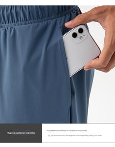 Pantalons de sport pour hommes personnalisés à séchage rapide, légers, pour la course et l'entraînement, pantalons de survêtement de gym, vente en gros, fabricant - Product Image 3