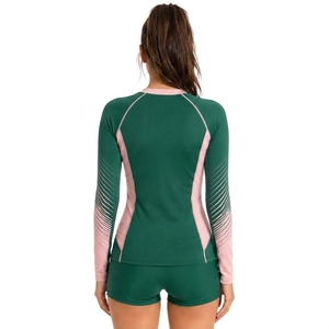 Haut de protection respirant pour femme, style décontracté uni, de haute qualité, en polyester à séchage rapide pour adultes - Product Image 2