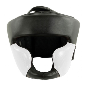 Custom Brand Professional Leather Boxing Helmet Headguard with Breathable & Protective Features for Men-Gym Kickboxing Training - Product Image 1