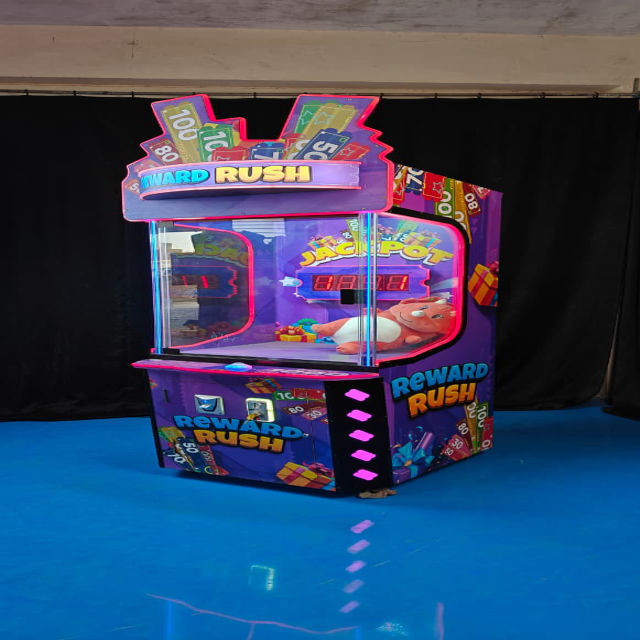 Coin operated Reward Rush Arcade Game Redemption Ticket Machines