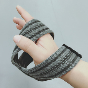 Sports Fitness Professional Figure 8 Strap Custom Logo Cotton Weight Lifting Straps Figure 8 Wrist <b>Wrap</b> High <b>Stretch</b> Closure - Product Image 4