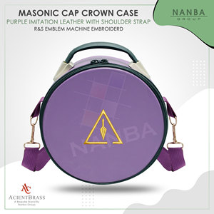 Estuche para Gorra Masónica Morada para Maestros Reales y Selectos con Tira - Product Image 5