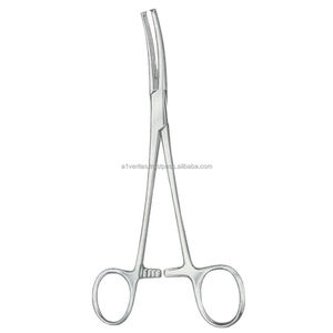 Pinzas de Acero Inoxidable Alemán A-1 VERITAS, Largas, 19 cm, Pinzas de Arteria para Oftalmología, Instrumentos Quirúrgicos Reutilizables - Product Image 1