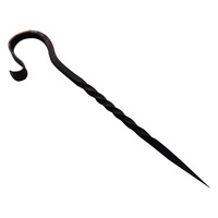 Piquets de tente ou de auvent plats forgés à la main, accessoires d'extérieur, piquets de camping forgés, grand piquet forgé