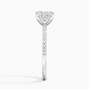 BOJ <b>Ring</b> 084 Asscher Cut 925 <b>Silver</b> Flush Fit <b>Solitaire</b> Diamond <b>Ring</b> 2ct D Color VVS1 Moissanite GRA Certified Low Price Sale - Product Image 3
