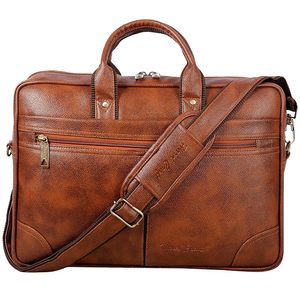 Luxury Black Genuine <b>Leather</b> <b>Soft</b> Business Services Travel Laptop <b>Bag</b> for Men Lightweight Zipper Closure Polyester Lining - Product Image 2