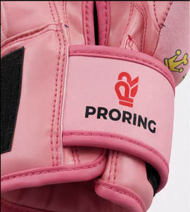 PRORING ถุงมือชกมวยสำหรับเด็ก สีชมพู ลายยูนิคอร์น หนัง PU สำหรับฝึกซ้อมมวยไทย MMA - Product Image 5