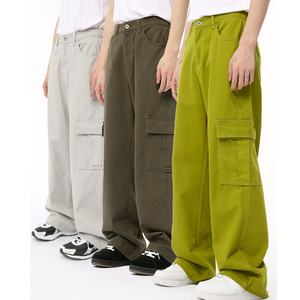 Pantalon cargo tactique en toile pour homme, coupe droite, décontracté, respirant, écologique, imperméable, avec cordon de serrage, personnalisable, vente en gros - Product Image 1