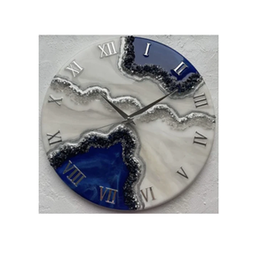 Cartoon Pattern Resin Round Quartz Analog Silent Modern Design <b>Battery</b> Powered Two-piece 15mm Thick Plate Office Wall <b>Clock</b> - Product Image 2