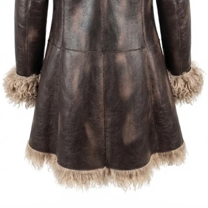 Abrigo de Invierno de Lujo para Mujer, Forrado de Seda Transpirable, con Cordón Ajustable, Prenda Exterior Informal, Suave y Cálida, Larga - Product Image 4