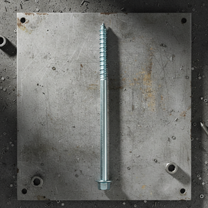 Vis à tête hexagonale métrique en acier au carbone zingué haute résistance classe 4.8 et 6.8, filetage partiel M6-M12 PDC - Product Image 1