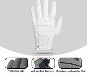 Guantes de Golf para Hombre, para Mano Izquierda y Derecha, Suaves, Transpirables, de Piel de Oveja Pura, Antideslizantes, con Textura Granulada - Product Image 3