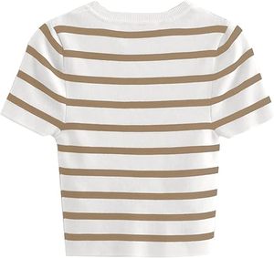 Fabricant pakistanais, dernières tendances en matière de t-shirts courts pour femmes, t-shirts courts respirants à séchage rapide pour femmes, vente en gros OEM ODM - Product Image 3