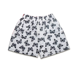 กางเกงขาสั้นชายหาดเอวกลาง ผ้าตาข่าย ระบายอากาศ แห้งเร็ว เป็นมิตรกับสิ่งแวดล้อม คุณภาพสูง แบบยูนิเซ็กซ์  รับออกแบบโลโก้ด้วยเทคนิค Sublimation - Product Image 4