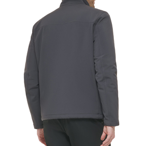 เสื้อแจ็คเก็ตซอฟต์เชลล์แบบปรับแต่งได้เต็มที่ ระบายอากาศได้ดี สำหรับเด็กผู้ชาย เสื้อผ้าฤดูหนาวที่ดีที่สุด เสื้อแจ็คเก็ตซอฟต์เชลล์กันลมสำหรับผู้ชายในฤดูหนาว MOQ ต่ำ - Product Image 2