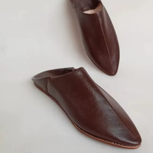 <b>Moroccan</b> <b>slippers</b> entirely hand-sewn women's <b>slippers</b> handcrafted - natural tanning - Product Image 1