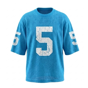 เสื้อฟุตบอลอเมริกันสไตล์ใหม่สำหรับแฟนทีมกีฬา ใส่สบาย ระบายอากาศได้ดี พร้อมชื่อและหมายเลขส่วนตัว - Product Image 1