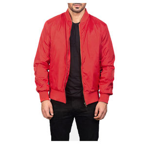 Blouson de motard homme personnalisé couleur unie, automne-hiver, coupe-vent, grande taille, en tissu satiné avec détails boutonnés et fourrure d'agneau - Product Image 3