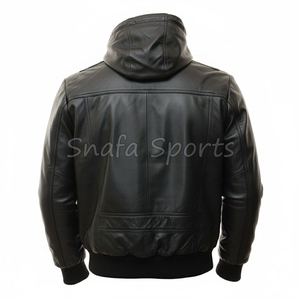 Blouson en cuir élégant pour homme, couleur personnalisée, 100% cuir, design personnalisé - Product Image 2