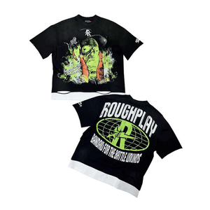 T-shirt Homme Oversize de Haute Qualité avec Logo Thermocollé, Coupe Longue, Fournisseur OEM/ODM - Product Image 5