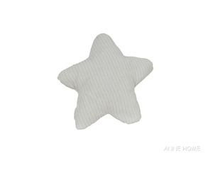 Anne Home - Star Pillow - <b>White</b> Set of 2 Decorative <b>Throw</b> Pillows for Sofa Home Decor 30.48Lx30.48Wx11.43H cm - Product Image 3