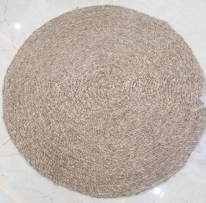Tapis de porte en jonc de mer naturel, tapis tissé, tapis de sol écologique, fabricant en gros du Vietnam, exportation - Product Image 3