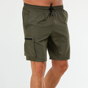 Shorts cargo en coton pour hommes, best-sellers, avec cordon de serrage, taille élastique, shorts de jogging athlétiques, séchage rapide, décontractés - Product Image 3