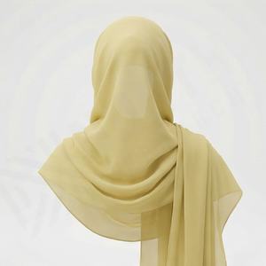 Hiyab de color personalizado, largo, liso, informal, para mujeres, ropa tradicional islámica, pañuelo para la cabeza, talla adulta, suave y de primera calidad. - Product Image 2