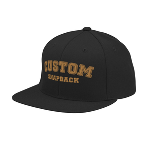 Sombrero de ala plana bordado de alta calidad personalizado, Snapback ajustable Unisex de 6 paneles, Ideal para deportes, estilo callejero y merchandising de marca - Product Image 4