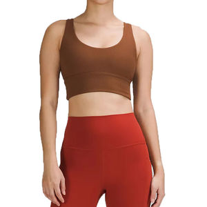 Ensemble de soutiens-gorge de sport respirants de haute qualité pour femmes, service OEM personnalisé, soutien-gorge court élégant et confortable sans dos, maintien élevé pour le yoga et les activités physiques - Product Image 3