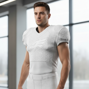 Ensemble complet de maillot et pantalon de football américain personnalisé, sublimation intégrale, respirant, pour jeunes et adultes, idéal pour l'entraînement et les matchs. - Product Image 6
