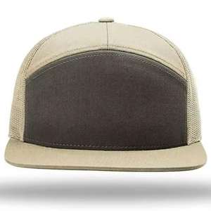 Gorra Snapback Personalizada ODM al por Mayor de Fábrica, con Malla Trasera de Espuma Beige y Cierre de Cuerda, para Exteriores, Playa, Unisex, Moda - Product Image 4