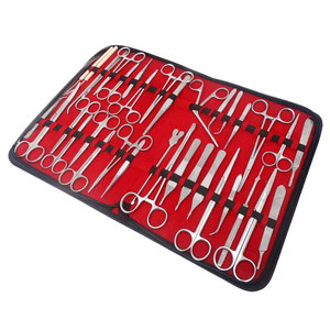 Kit de Instrumentos de Cirugía General de Acero Inoxidable, Juego de Disección Personalizado, Herramientas Quirúrgicas Duraderas para Uso Manual en Hospitales, Autoclavables - Product Image 1